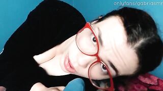 A nerdy redhead gets fucked while her mom is on the other side - Gabri ASMR