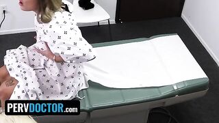 The doctor’s office is the place where you go for healing, right? Not always. Sometimes it’s the place where you get fucked hard by a gorgeous nurse with big natural tits and a huge ass. Mimi Monet is that kind of nurse. This blonde bombshell, known for h