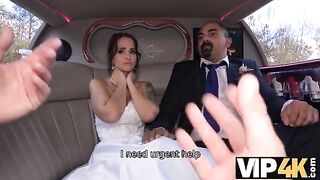 The bride got permission from her husband to have sex in the car