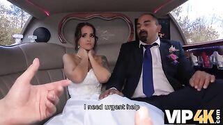 The bride got permission from her husband to have sex in the car