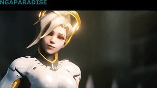 Overwatch Mercy's most beautiful and hot moments