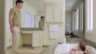 Rebel Lynn gets fucked by stepbrother in the bathtub