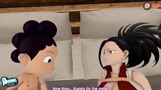 My Hero Academia's Momo x Mineta sex scene animation