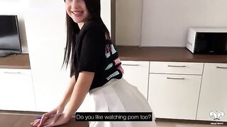 The girl came to a guy to do homework and got fucked hard