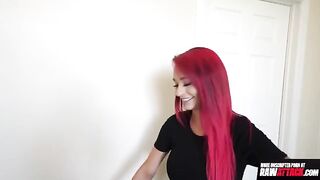 Tattooed slut Demi Rhoades gets fucked hard in a rough sex tape