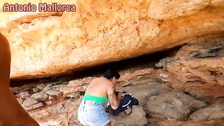 An Argentine slut is caught and fucked outdoors in public