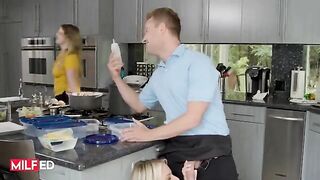 Rachael Cavalli, the busty MILF, gets her juicy pussy filled with cum in HD quality