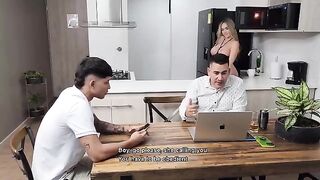 I fucked my stepson in front of my husband and he never found out