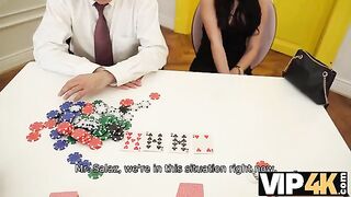 The girl lost a game and had to have sex in front of her husband