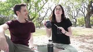 A day at the park ends with a public blowjob risk