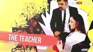 Hungarian babe Amirah Adara teaches a lesson in hardcore roleplay