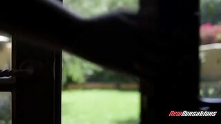 Appetizing girl has a steamy encounter with her yoga instructor in a sensual session