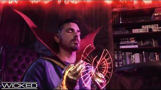 Ms. Marvel has sex with the magical Dr. Strange’s cock