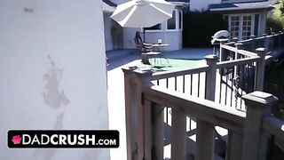 Latina stepdaughter Eliza Ibarra gets cock sucked in POV style