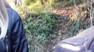 Blogger forced to fuck with a biker so he didn't call the police