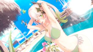 Hentai Genshin Impact with a beautiful girl Nahida