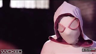 Spiderman banged and ate pussy of Gwen Stacy in a new wild version