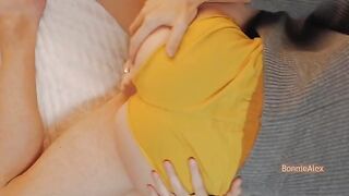 One outfit, two passionate people making love