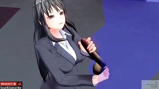 Uncensored Japanese Hentai anime ASMR ear licking Earphones recommended - best voice version