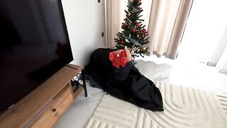 A courier delivered a parcel and his wife got an anal creampie