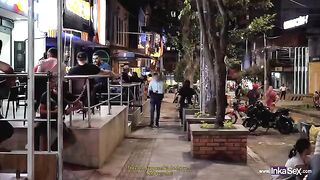 Spying Sara Blonde in Colombian nightclub (FINAL ÉPICO)