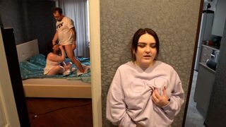 My wife is a real slut, and she gets fucked in front of her husband