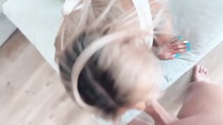 Best blowjob and creampie action with littlebuffbabe, a total stunner!