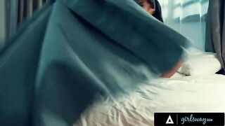Nuns Alina Lopez and Kendra Spade engage in passionate acts, then pray for forgiveness