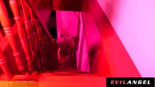 Cock craving Euro slut takes two cocks in this hot anal gangbang video