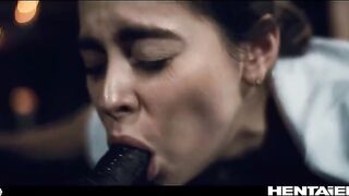 Real life Hentai compilation with hot girls getting fucked and creampied by alien monsters