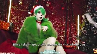The Grinch fucks hot Christmas pussy and cums inside it