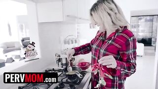 Cory Chase, the busty step mom, gives her stepson a sexy gift this Christmas