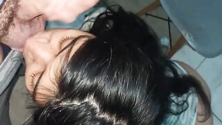 He sucks my dick and asks for anal sex