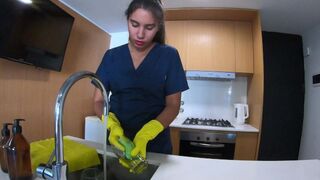 The housekeeper wants a salary increase and is ready for anything