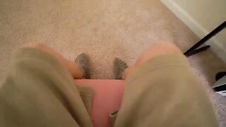 Horny Step Sis thought I was her BF on the other side of the Glory Hole