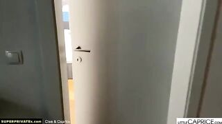 I woke up with a cock in my mouth, dreaming of Little Caprice and Clea Gaultier