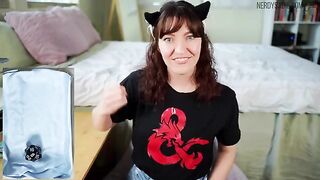 You roll the dice and determine the number of jerks, then cum