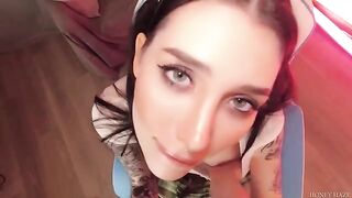 A teenage gamer girl cheats on her BF with a stepbrother
