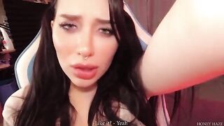 A teenage gamer girl cheats on her BF with a stepbrother