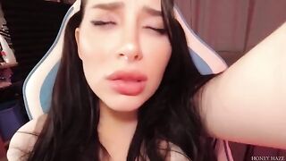 A teenage gamer girl cheats on her BF with a stepbrother