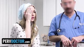 Teen needs medical check after intense creampie scene