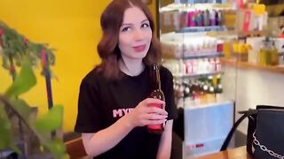 Model in MYDRIASIS clothes has her wardrobe and holes checked in an exclusive scene