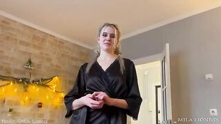 MILF seduced her stepson to make love in the hottest way