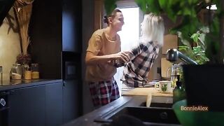 A couple got caught having sex in the kitchen, oh my!