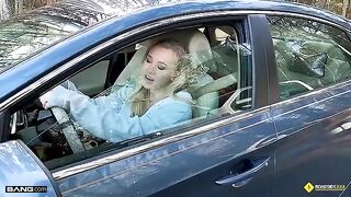 The mechanic gets lucky with a busty blonde babe Bailey Brooke
