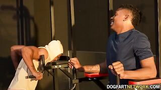 Kay Carter gets fucked by two BBCs in front of her husband