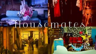 Two bisexual artists and a passionate guy in a steamy threesome