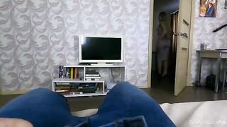 A stepson got his stepmother pregnant in a steamy home video