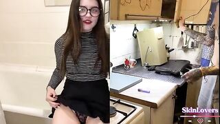 A tutor lifted the mood of a student with a hard sex session