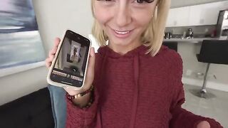 A cute blonde stepsister, Chloe Temple, gets fucked by her stepbrother